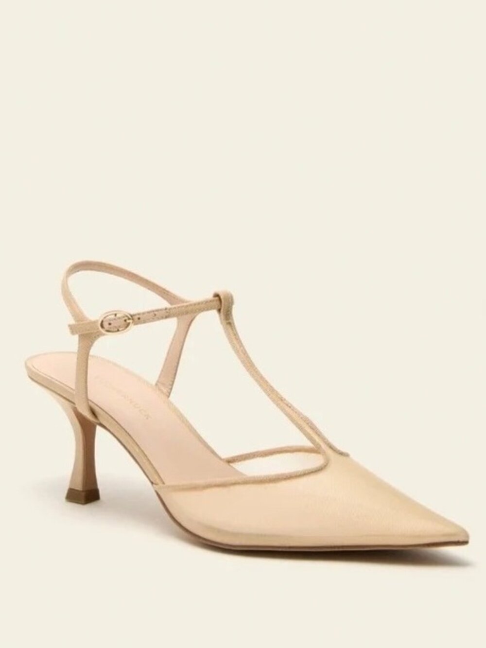 Tuckernuck Shoes Mesh Margot Heels in Nude 6.5 New with box Womens Pumps